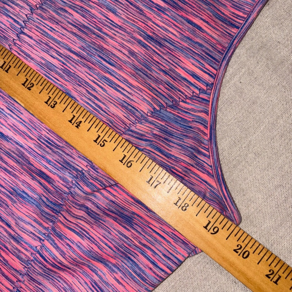 Lilly Pulitzer XL Pink Purple Space Dye Sleeveless Fit & Flare Active Dress Zip - Picture 3 of 6